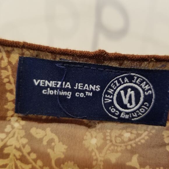 Sheer Blouse Brown Tan V- Neck  Tunic Top Plus Size 2X - Picture 2 of 11